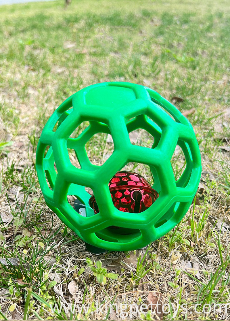 Interactive Pet Toy Natural Rubber Chew Fetch Ball